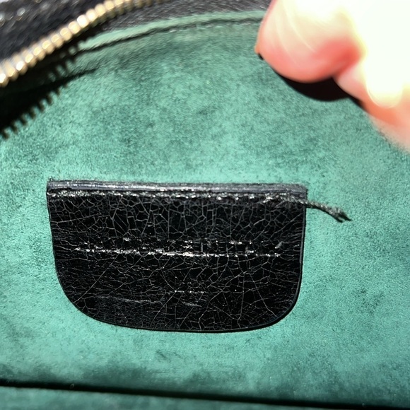 Kieselstein-Cord | Black Leather Trimmed Suede Handle Bag with Poodle Ornament - Picture 12 of 13